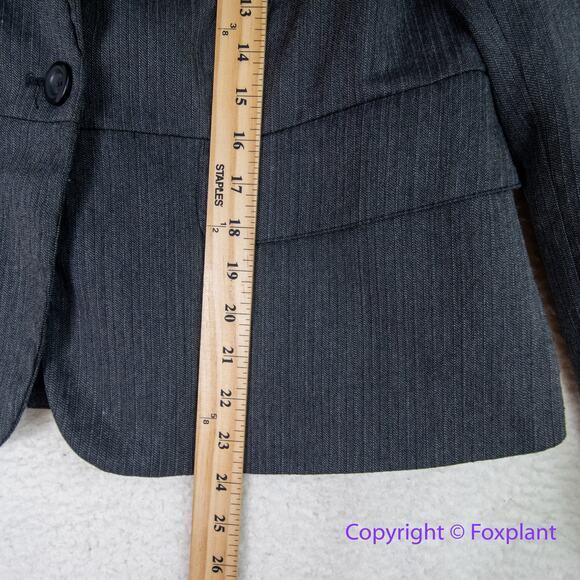 AB studio women's blazer one button front back slit, size 14 - Picture 6 of 13